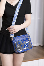 Load image into Gallery viewer, GAME DAY Stadium Approved Transparent Crossbody Bag (multiple color options)
