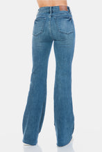 Load image into Gallery viewer, Judy Blue Tummy Control Cut Hem Flare Jeans
