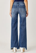 Load image into Gallery viewer, Risen High Rise Frayed Hem Wide Leg Jeans
