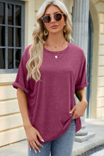 Load image into Gallery viewer, Round Neck Half Sleeve T-Shirt (multiple color options)
