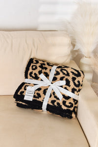 Leopard Decorative Throw Blanket (multiple color options)