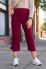 Load image into Gallery viewer, The Courtney - Maroon High Waisted Gaucho Pants
