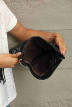 Load image into Gallery viewer, Wild Explorer Vegan Leather Crossbody Shoulder Bag with Tassel
