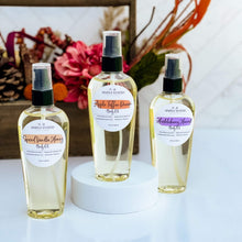 Load image into Gallery viewer, Indulge in the essence of fall with Autumn Vibes Body Oil. A perfect blend of hydration and seasonal scents, ideal for pampering your skin as the leaves change.
