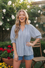 Load image into Gallery viewer, Easy Does It Puff Sleeve Blouse
