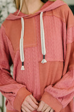 Load image into Gallery viewer, Balloon Sleeve Cut Sew Sweater Knit Top in Mauve by POL
