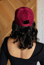 Load image into Gallery viewer, Basic Babe Ball Cap in Wine
