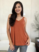 Load image into Gallery viewer, Layer It Essential Lace Detail V-Neck Cutout Cami  (multiple color options)
