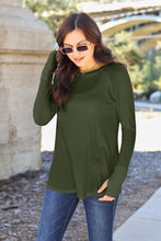 Load image into Gallery viewer, Hand In Hand Basic Round Neck Long Sleeve T-Shirt (multiple color options)
