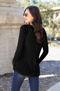 Hand In Hand Basic Round Neck Long Sleeve T-Shirt (multiple color options)
