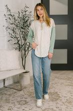 Load image into Gallery viewer, Because I Can Drop Shoulder Henley Top
