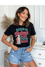 Load image into Gallery viewer, Raised On Backroads Graphic Tee (multiple color options)
