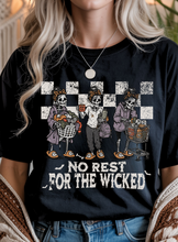 Load image into Gallery viewer, No Rest for Wicked Graphic Tee &amp; Sweatshirt (multiple color options)
