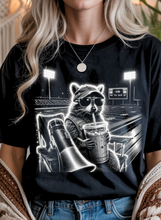 Load image into Gallery viewer, Raccoon Football Graphic Tee &amp; Sweatshirt (multiple color options)
