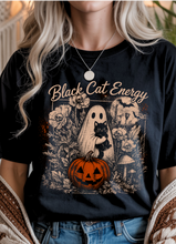 Load image into Gallery viewer, Black Cat Energy Graphic Tee &amp; Sweatshirt (multiple color options)
