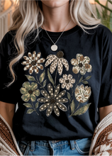 Load image into Gallery viewer, Boho Flowers Graphic Tee &amp; Sweatshirt (2 color options)

