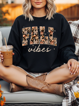 Load image into Gallery viewer, Vibes of Fall Graphic Sweatshirt (2 color options)
