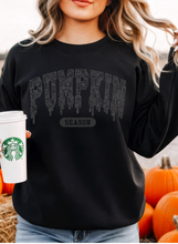 Load image into Gallery viewer, Pumpkin Season Graphic Sweatshirt (multiple color options)
