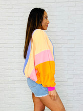 Load image into Gallery viewer, Blockbuster Color Block Pullover in Muted
