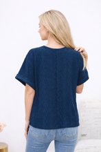 Load image into Gallery viewer, Blue Hour Woven Top
