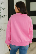 Load image into Gallery viewer, Bonbon Delight Half Zip Pullover in Pink

