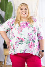 Load image into Gallery viewer, Botanical Bliss - Half Sleeve Top
