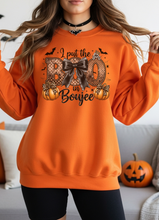 Load image into Gallery viewer, Boujee Boo Graphic Sweatshirt (multiple color options)
