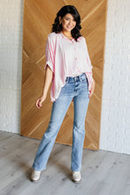 Load image into Gallery viewer, Boxy Striped Button Up in Hot Pink
