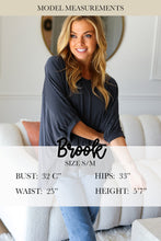 Load image into Gallery viewer, Take The Chill Away Black Button Down Boyfriend Cardigan
