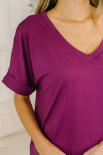 Load image into Gallery viewer, Buttery Soft V-Neck Bike Short Set in Lt Plum
