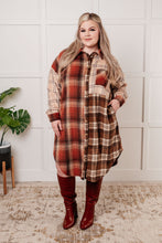 Load image into Gallery viewer, Cabin Fever Flannel Plaid Oversized Shacket
