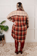 Load image into Gallery viewer, Cabin Fever Flannel Plaid Oversized Shacket
