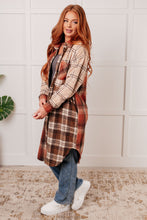 Load image into Gallery viewer, Cabin Fever Flannel Plaid Oversized Shacket
