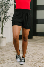 Load image into Gallery viewer, Call it What you Wanna Drawstring Skort in Black
