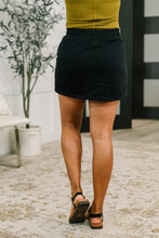 Load image into Gallery viewer, Call it What you Wanna Drawstring Skort in Black
