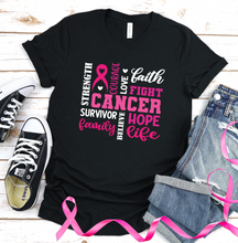 Load image into Gallery viewer, Cancer Awareness Graphic T-Shirt
