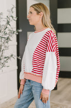 Load image into Gallery viewer, Candy Stripes &amp; Chill Sweatshirt
