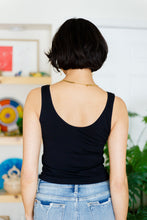 Load image into Gallery viewer, Carefree Seamless Reversible Tank in Black
