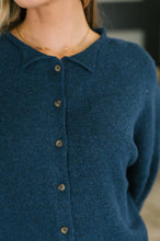 Load image into Gallery viewer, Careful Consideration Collared Button Down in Midnight
