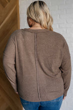 Load image into Gallery viewer, Casual Tuesday Ribbed Knit Sweater in Mocha
