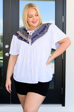 Load image into Gallery viewer, Casually Boho Keyhole Neckline Top
