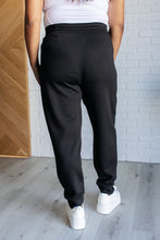 Load image into Gallery viewer, Center Seam Scuba Joggers in Black
