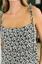 Load image into Gallery viewer, Certified Cutie Shoulder Tie Blouse in Black
