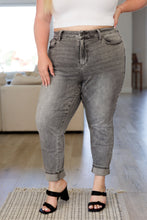 Load image into Gallery viewer, Charlotte High Rise Stone Wash Slim Jeans in Gray by Judy Blue
