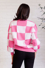 Load image into Gallery viewer, Check Yourself Checkered Sweater in Pink
