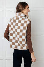 Load image into Gallery viewer, Check it Out Checkered Fleece Vest
