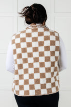 Load image into Gallery viewer, Check it Out Checkered Fleece Vest
