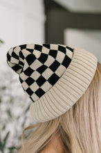 Load image into Gallery viewer, Check the Weather Beanie in Bone
