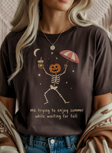 Load image into Gallery viewer, Waiting for Fall Graphic Tee (multiple color options)
