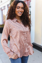 Load image into Gallery viewer, Diva Dreams Neude Animal Print Button Down Lace Shirt Top
